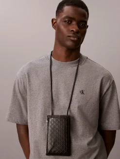 Calvin Klein Crossbody-Handytasche mit Emblem-Logo-Prägung^Herren Umhängetaschen & Schultertaschen|Taschen