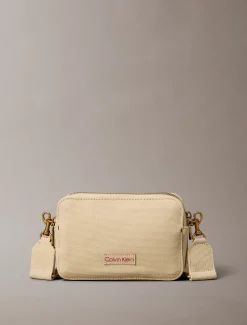Calvin Klein Crossbody-Kameratasche aus Canvas^Damen Umhängetaschen|Taschen