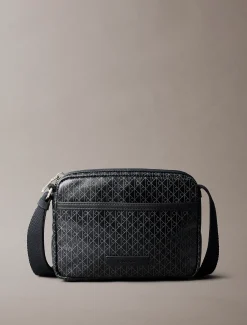 Calvin Klein Crossbody-Kameratasche mit Saffiano-Emblem-Logo^Herren Umhängetaschen & Schultertaschen|Taschen