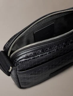 Calvin Klein Crossbody-Kameratasche mit Saffiano-Emblem-Logo^Herren Umhängetaschen & Schultertaschen|Taschen