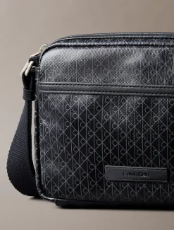 Calvin Klein Crossbody-Kameratasche mit Saffiano-Emblem-Logo^Herren Umhängetaschen & Schultertaschen|Taschen