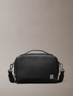 Calvin Klein Crossbody-Kameratasche mit Saffiano-Emblem-Logo^Herren Umhängetaschen & Schultertaschen|Taschen