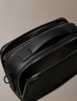 Calvin Klein Crossbody-Kameratasche mit Saffiano-Emblem-Logo^Herren Umhängetaschen & Schultertaschen|Taschen