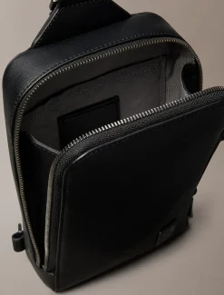 Calvin Klein Crossbody-Umhängetasche mit Saffiano-Emblem-Logo^Herren Taschen|Umhängetaschen & Schultertaschen