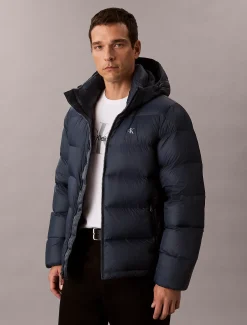Calvin Klein Daunen-Steppjacke mit Kapuze^Herren Stepp Jacken|JackenFrisch Eingetroffen
