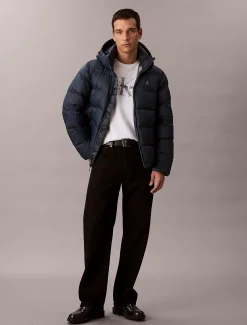 Calvin Klein Daunen-Steppjacke mit Kapuze^Herren Stepp Jacken|JackenFrisch Eingetroffen