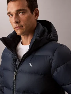 Calvin Klein Daunen-Steppjacke mit Kapuze^Herren Stepp Jacken|JackenFrisch Eingetroffen