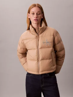 Calvin Klein Daunen-Steppjacke mit Monogramm^Damen Stepp Jacken|JackenFrisch Eingetroffen