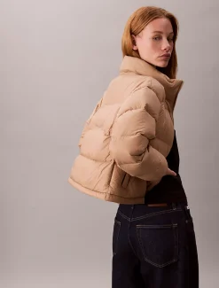 Calvin Klein Daunen-Steppjacke mit Monogramm^Damen Stepp Jacken|JackenFrisch Eingetroffen