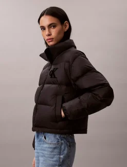 Calvin Klein Daunen-Steppjacke mit Monogramm^Damen Stepp Jacken|JackenFrisch Eingetroffen