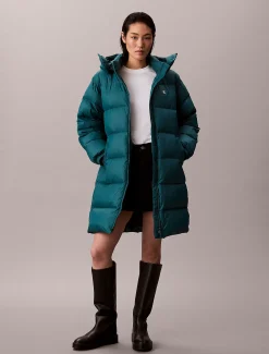 Calvin Klein Daunen-Steppmantel mit Kapuze^Damen Mäntel|Stepp Jacken