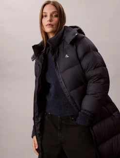 Calvin Klein Daunen-Steppmantel mit Kapuze^Damen Mäntel|Stepp Jacken