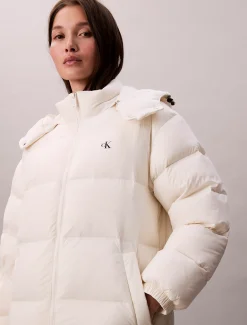 Calvin Klein Daunen-Steppmantel mit Kapuze^Damen Mäntel|Stepp Jacken