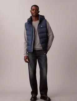 Calvin Klein Daunen-Steppweste mit Kapuze^Herren Stepp Jacken