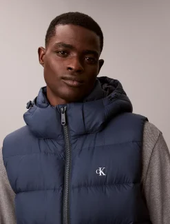 Calvin Klein Daunen-Steppweste mit Kapuze^Herren Stepp Jacken