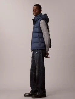 Calvin Klein Daunen-Steppweste mit Kapuze^Herren Stepp Jacken