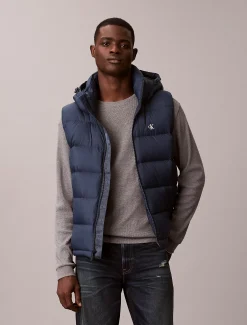 Calvin Klein Daunen-Steppweste mit Kapuze^Herren Stepp Jacken