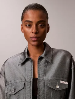 Calvin Klein Denim-Bomberjacke^Damen Jeansjacken|JackenFrisch Eingetroffen