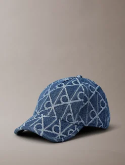 Calvin Klein Denim-Kappe mit Logo-Jacquardmuster^Herren Kappen & MützenFrisch Eingetroffen