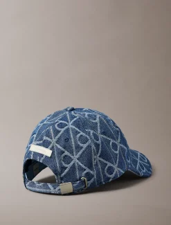 Calvin Klein Denim-Kappe mit Logo-Jacquardmuster^Herren Kappen & MützenFrisch Eingetroffen