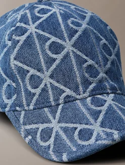 Calvin Klein Denim-Kappe mit Logo-Jacquardmuster^Herren Kappen & MützenFrisch Eingetroffen