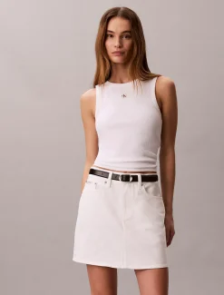 Calvin Klein Denim-Minirock^Damen Kleider & Röcke