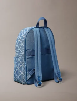 Calvin Klein Denim-Rucksack mit Logo-Jacquardmuster^Herren RucksäckeFrisch Eingetroffen|Taschen