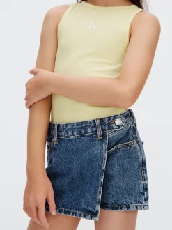 Calvin Klein Denim-Wickelrock^Kinder Kleidung