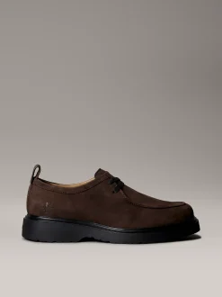 Calvin Klein Derby-Schuhe aus Nubukleder mit Profilsohle^Herren Business Schuhe