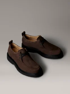 Calvin Klein Derby-Schuhe aus Nubukleder mit Profilsohle^Herren Business Schuhe