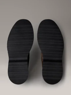 Calvin Klein Derby-Schuhe aus Nubukleder mit Profilsohle^Herren Business Schuhe