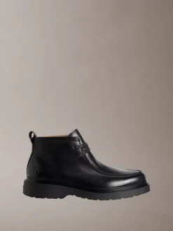 Calvin Klein Desert-Boots aus weichem Leder mit Profilsohle^Herren Boots