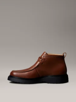 Calvin Klein Desert-Boots aus weichem Leder mit Profilsohle^Herren Boots