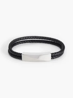 Calvin Klein Doppelt gewickeltes geflochtenes Armband^Herren Uhren & Schmuck