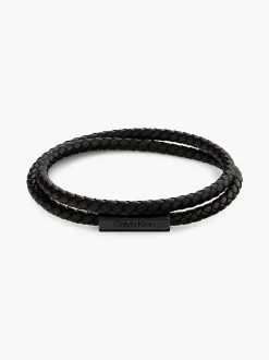Calvin Klein Doppelt gewickeltes geflochtenes Armband^Herren Uhren & Schmuck