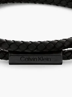 Calvin Klein Doppelt gewickeltes geflochtenes Armband^Herren Uhren & Schmuck