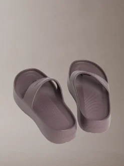 Calvin Klein Dorita - One-Piece-Plateau-Sandalen^Damen Slippers|SandalenFrisch Eingetroffen