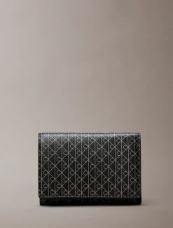 Calvin Klein Dreifach faltbares Portemonnaie mit durchgehendem Emblem-Logo^Damen Geldbörsen & Etuis