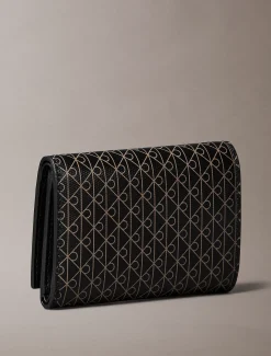 Calvin Klein Dreifach faltbares Portemonnaie mit durchgehendem Emblem-Logo^Damen Geldbörsen & Etuis