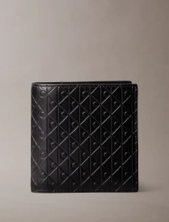 Calvin Klein Dreifach faltbares Portemonnaie mit geprägtem Emblem^Herren Geldbörsen & Kartenetuis