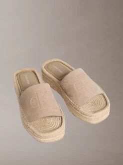 Calvin Klein Ebeth - Plateau-Espadrilles-Slippers^Damen High Heels|SandalenFrisch Eingetroffen