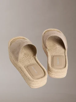 Calvin Klein Ebeth - Plateau-Espadrilles-Slippers^Damen High Heels|SandalenFrisch Eingetroffen