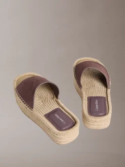 Calvin Klein Ebeth - Plateau-Espadrilles-Slippers^Damen High Heels|SandalenFrisch Eingetroffen