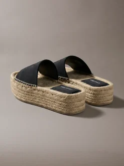 Calvin Klein Ebeth - Plateau-Espadrilles-Slippers^Damen High Heels|SandalenFrisch Eingetroffen