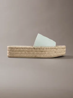 Calvin Klein Ebeth - Plateau-Espadrilles-Slippers^Damen High Heels|SandalenFrisch Eingetroffen