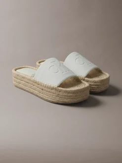 Calvin Klein Ebeth - Plateau-Espadrilles-Slippers^Damen High Heels|SandalenFrisch Eingetroffen