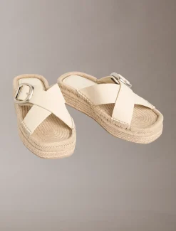 Calvin Klein Ebeth - Plateau-Espadrille-Sandalen^Damen High Heels|SandalenFrisch Eingetroffen