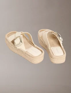 Calvin Klein Ebeth - Plateau-Espadrille-Sandalen^Damen High Heels|SandalenFrisch Eingetroffen