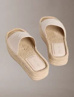 Calvin Klein Ebeth - Plateau-Espadrilles-Slippers^Damen High Heels|SandalenFrisch Eingetroffen