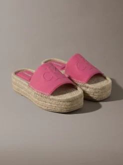Calvin Klein Ebeth - Plateau-Espadrilles-Slippers^Damen High Heels|SandalenFrisch Eingetroffen